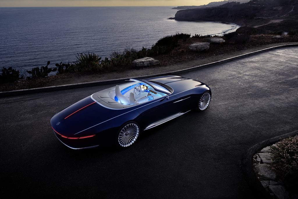 Studie eines extravaganten Cabriolets der Luxusklasse: Luxuriöse Offenbarung: Vision Mercedes-Maybach 6 Cabriolet