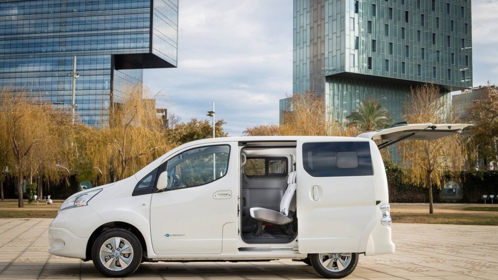 Nissan world premiere of new longer range e-NV200 van