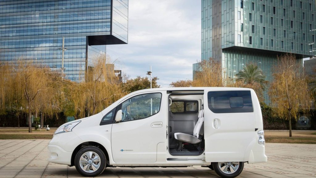 Nissan world premiere of new longer range e-NV200 van